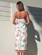 Threading On Sunshine Dress - White Floral