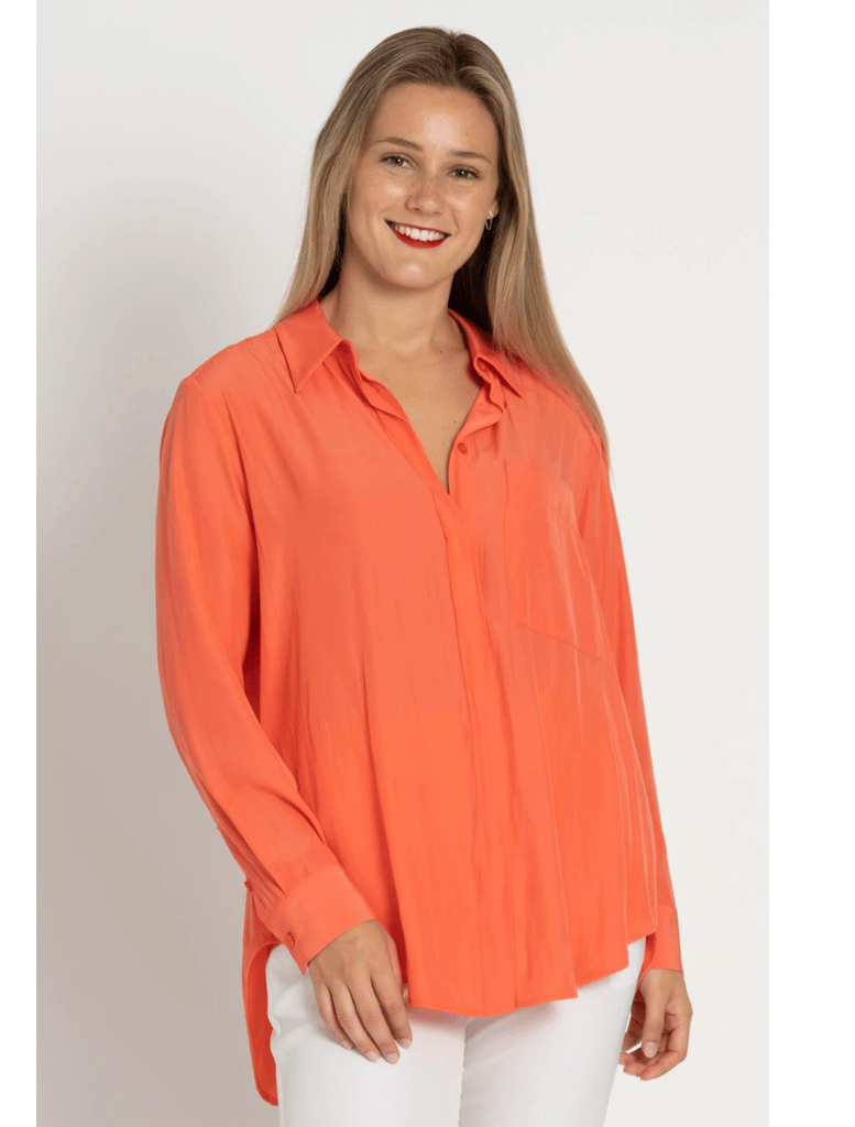 Single Pocket Shirt -  Grapefruit