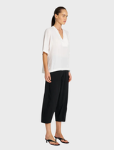 Cropped Tuscan Pant - Black