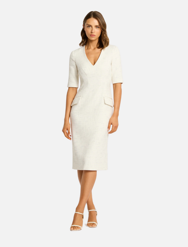 Cate Dress - Ivory White