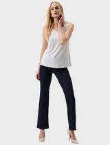 Classic Bootcut Stretch Jeans - Dark Denim Blue