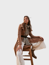 Cacoon Coat - Camel