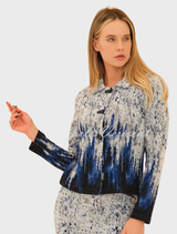 Jacket - Light Grey / Blue / Multi