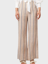 Grace Linen Pants In Stripe