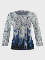 Top - Light Grey / Blue / Multi