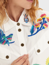 Adelyn Oversized Embroide- White