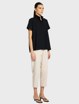 Micro Denier Resort Top - Black