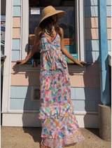 Jasmine Tiered Ruffled Skirt - Fairy Dust