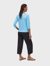Relaxed Boat Neck - Capri