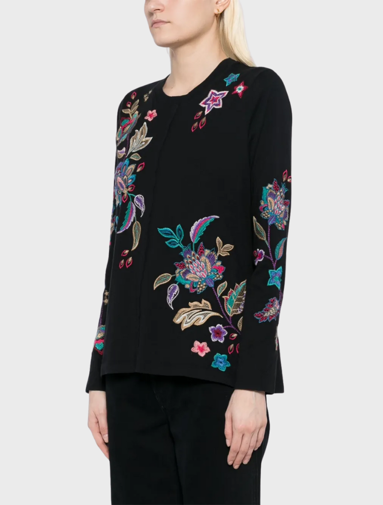 Raw Seam Crew Neck Tee Ethal - Black