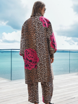 Boldly You Coat - Leopard Floral