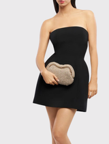 Taylor Crochet Clutch - Gold