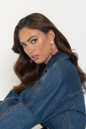 Belinda Earrings – Rose