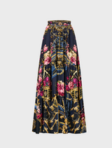 High Waisted Tiered Skirt - Ornate On A Plate