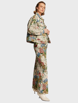 Noelle Jacquard Jacket - Red