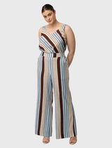 Willow Linen Viscose Pant - Iridescent Stripe