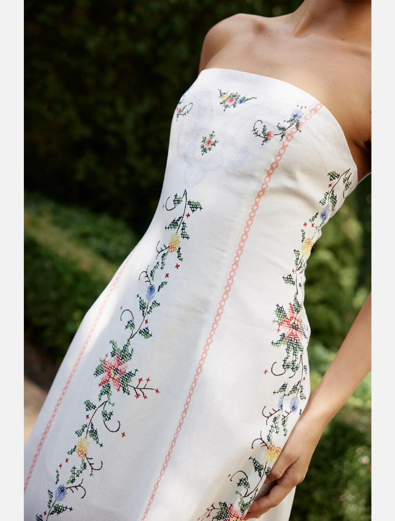 Maggie Harper Dress In Whisper Florale