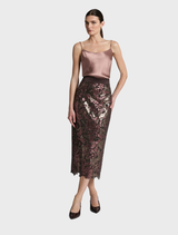 Iman Skirt - Chocolate Plum