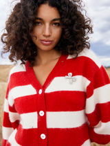 Agnes Cardi - Ruby Antique Stripe