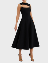 Freyja Midi Dress - Black