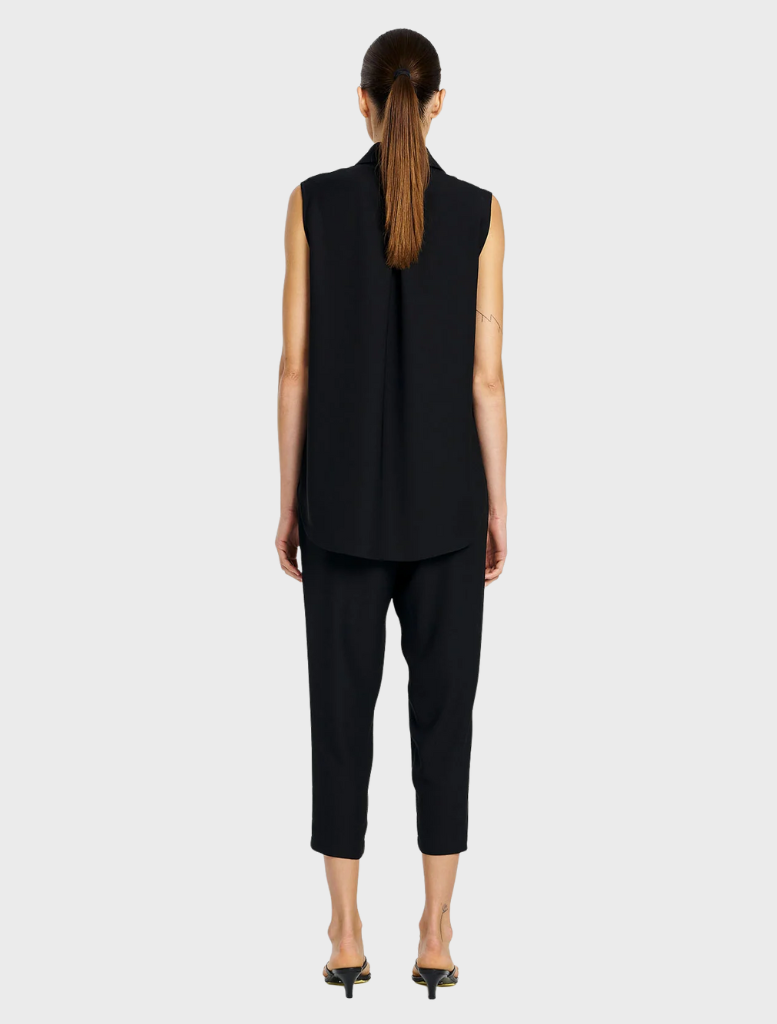 Micro Denier Capri Pant - Black