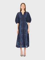 Edwina Shirt Dress - Navy