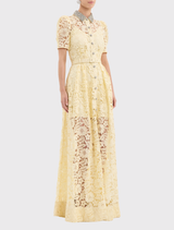 Citrine Maxi Dress - Lemon