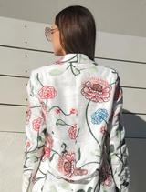 Needle A Little Love Jacket - White Floral