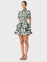 Rosey Short Sleeve Mini Dress - Floral
