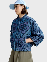 Jatropha Cotton Jacket - Nile Blue