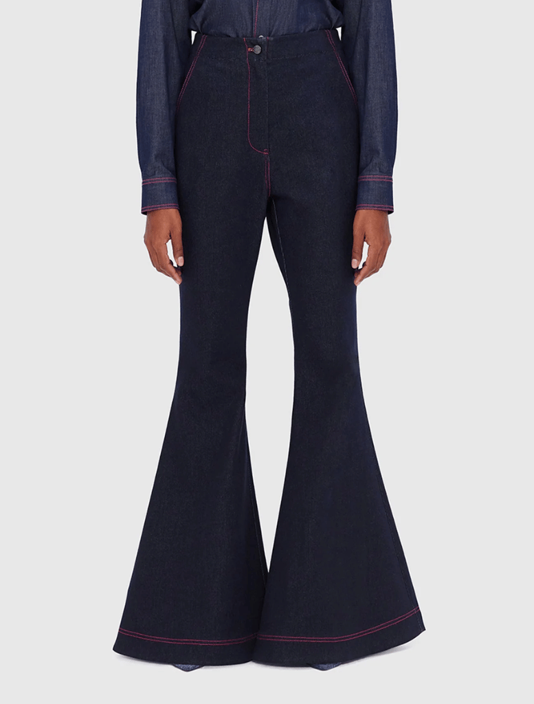 Maya Denim Flared Jeans - Indigo