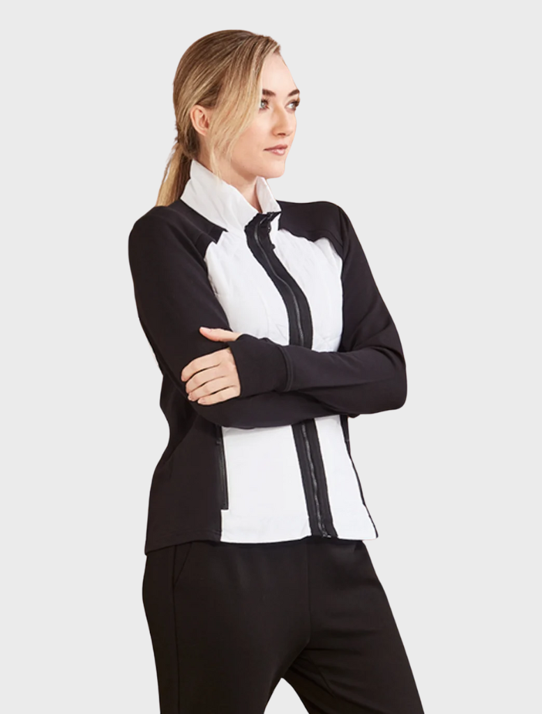 Verge - Idaho Jacket in Black / White