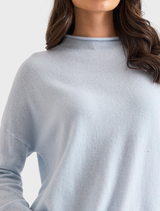 Sloane Mockneck - Baby Blue