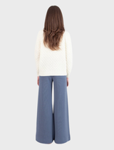 Zip Jacket, Re-Dandy Pattern - Off-White