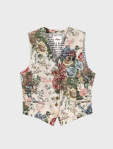 Blair Jacquard Vest - Red