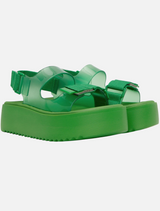 Brave Papete Platform Sandal - Green