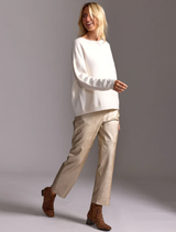 Woody Faux Leather Pants - Gold