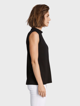 Ascot Tank Top - Black