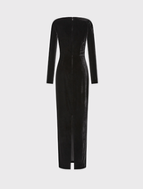 Lyon Column Gown - Black