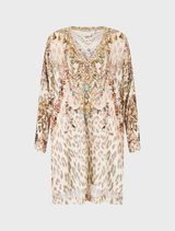 Side Split Jersey Tee - Aranjuez Animalia