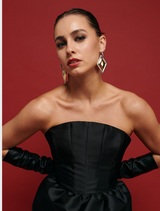 Lusso Earrings - Silver Hoop