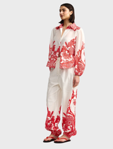 Vivian Blouse - Ruby Antique