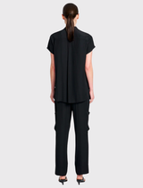 Soft Stand Shirt - Black