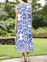 Smooth Ride Dress - Blue Tile