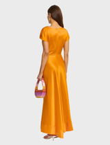 Glatton Maxi Dress - Neon Mango