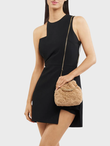 Phillipa Fur Top Handle - Natural