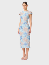 Leonie Midi Dress - Blue