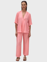 Ribbon Edge Plaza - Peach
