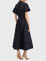 Antalya Short Sleeve Midi - Navy