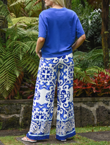 Take Your Lead Pant - Blue Tile
